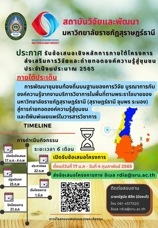 คณะวิทยาการจัดการ มหาวิทยาลัยราชภัฏสุราษฎร์ธานี